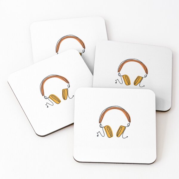 Item preview, Music Note Headphones - Yellow designed and sold by Realmofantasy.