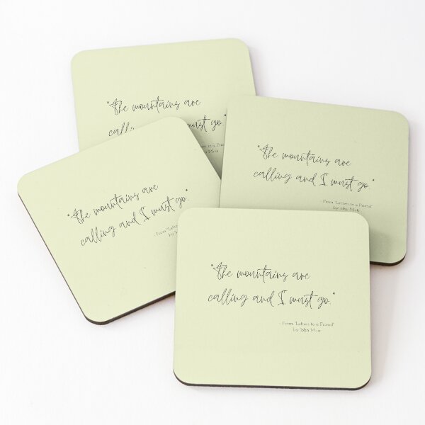 Item preview, A Quote about Nature from "Letters to a Friend" by John Muir designed and sold by Poemit.