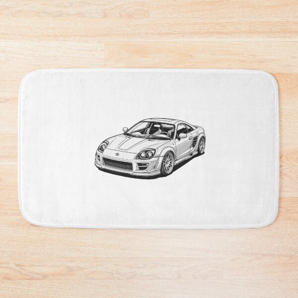 Item preview, Toyota MR2 Wingless Line Drawing designed and sold by Slammed Sketches.