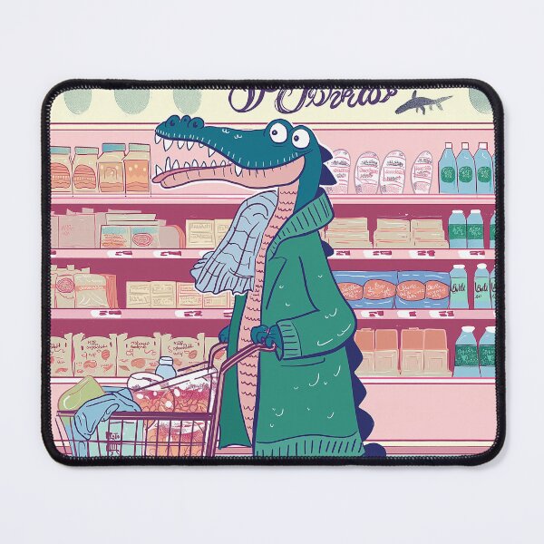 Item preview, shopaholic alligator designed and sold by PricklyPeanut.