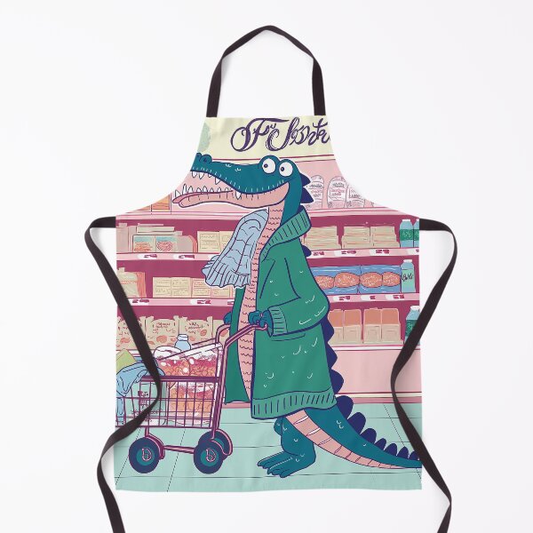 Item preview, shopaholic alligator designed and sold by PricklyPeanut.