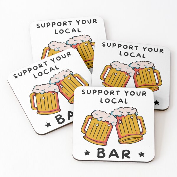 Item preview, Support Your Local Bar, Cheers to Good Company designed and sold by impressionofmel.