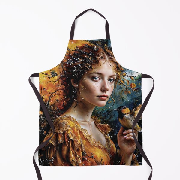 Item preview, Oil painting the woman and her bird designed and sold by PixelCraftDSG.