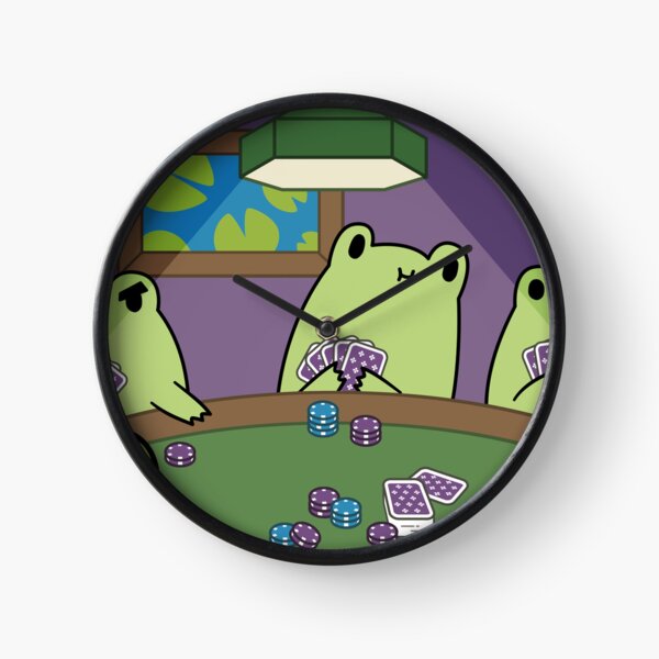 Item preview, Frogs Playing Poker designed and sold by ElectricFangs.