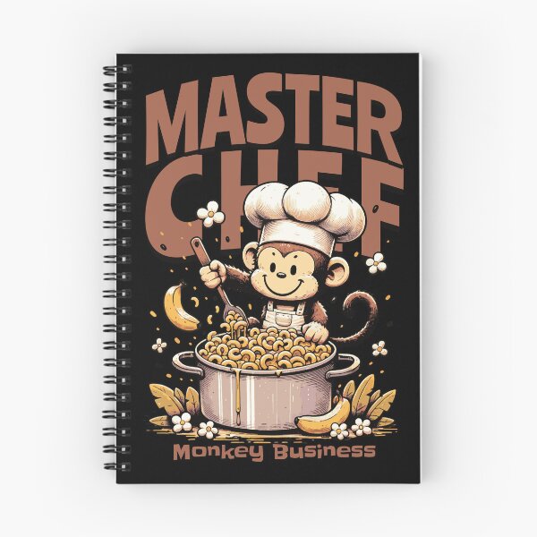 Item preview, Funny Monkey Master Chef Gift designed and sold by InkyGenies.