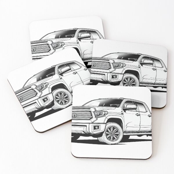 Item preview, Toyota Tundra Line Art Design designed and sold by Slammed Sketches.