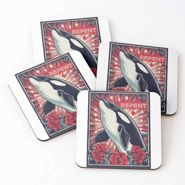 Item preview, Repent to the Almighty Orca designed and sold by abraxisdesign.