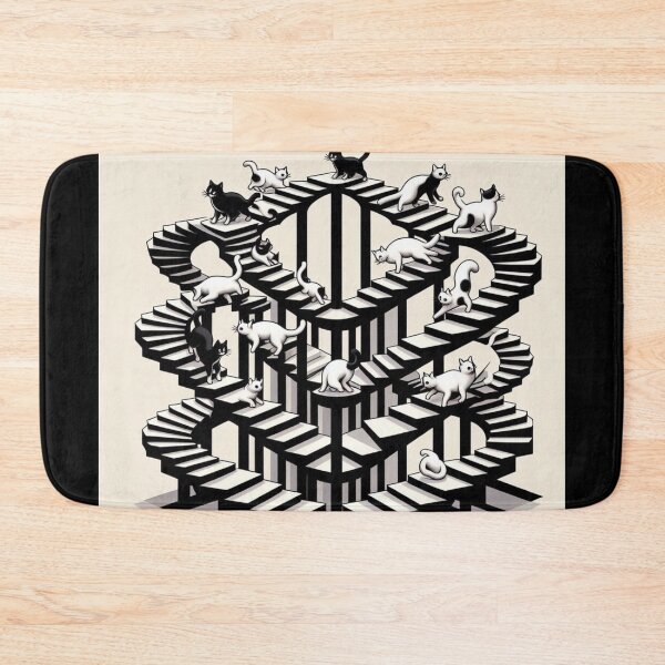 Item preview, Escher Cats 1 designed and sold by Sybille-Yates.