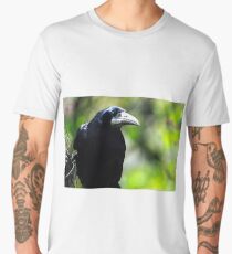 Rook on feeder Men's Premium T-Shirt