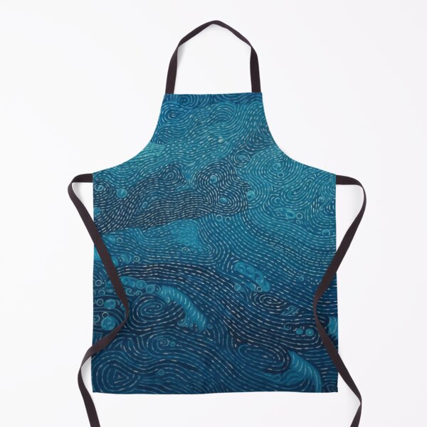 Item preview, Aboriginal Inspired Dot Art - Dark Waves designed and sold by GrinGalore.