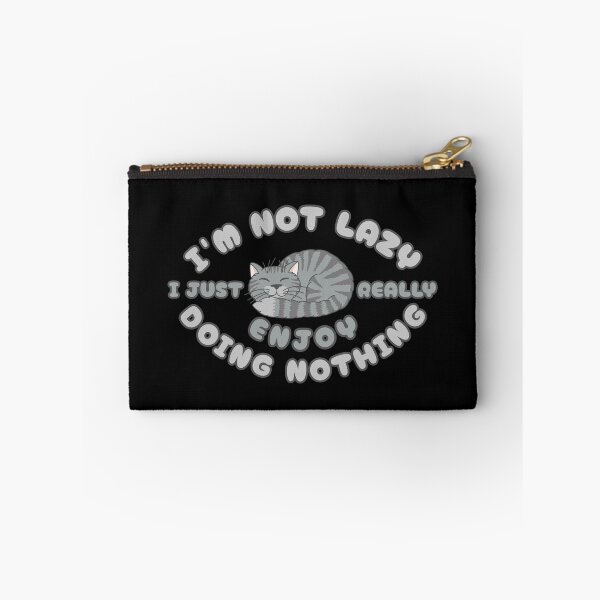 Item preview, I'm Not Lazy I Just Enjoy Doing Nothing - Cat designed and sold by SeledineArt.