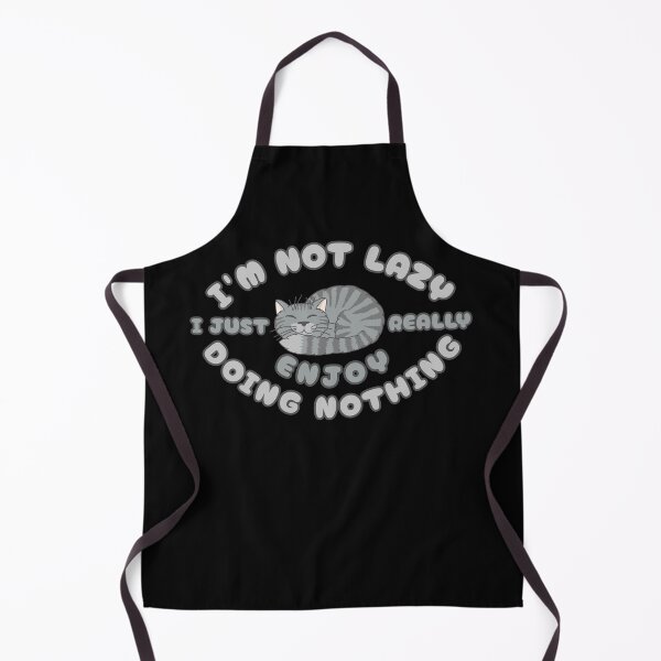 Item preview, I'm Not Lazy I Just Enjoy Doing Nothing - Cat designed and sold by SeledineArt.