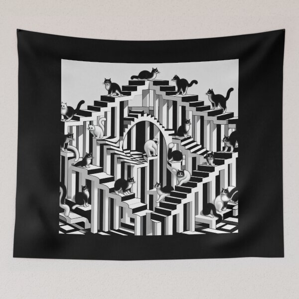 Item preview, Escher Cats 2 designed and sold by Sybille-Yates.