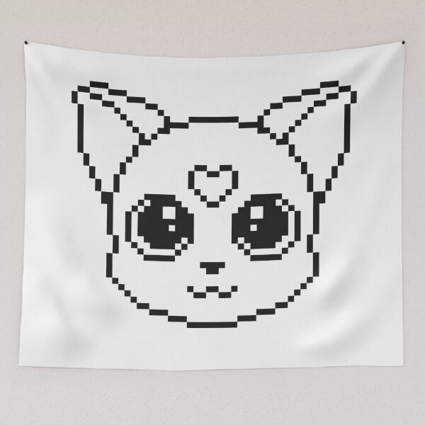 Item preview, Super Cute Pixel Doggy Face designed and sold by Moyanana.