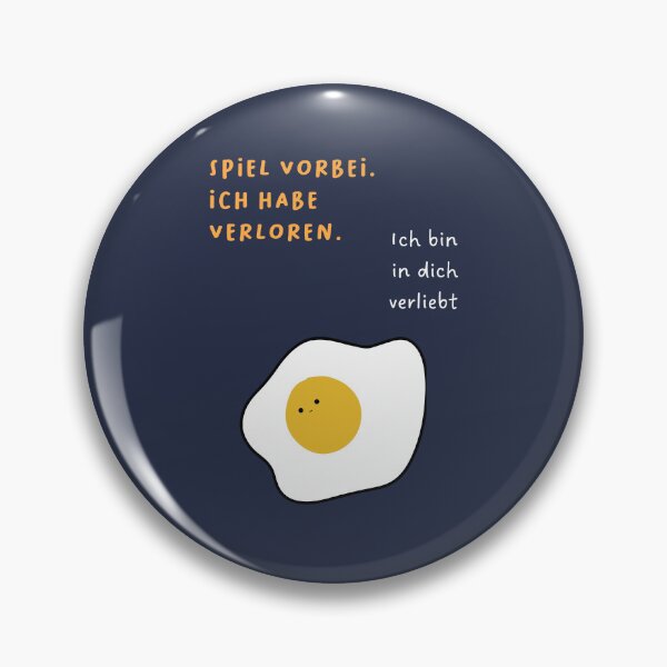 Item preview, Spiel vorbei. Ich verliere | Ich bin in dich verliebt | Cute Egg Illustration designed and sold by RM-Journey.