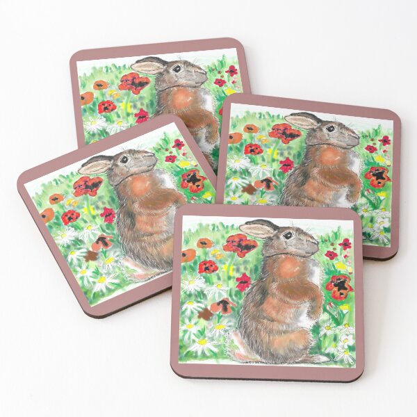 Item preview, A rabbit in the field designed and sold by PassionArt69.