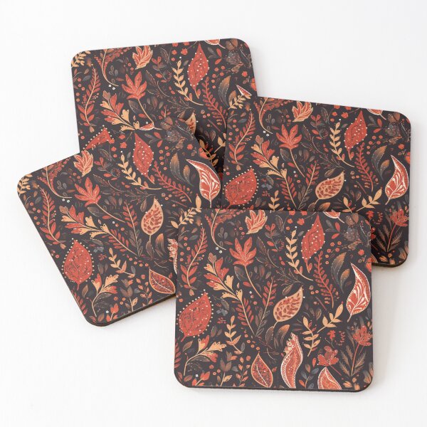 Item preview, Dark Orange Modern Paisley Motif | Seamless designed and sold by Unrooted.