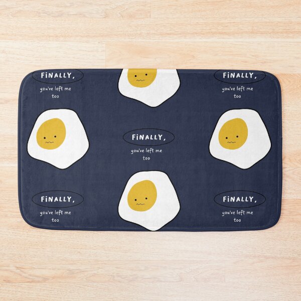 Item preview, Finally, you've left me too | Cute Egg Illustration designed and sold by RM-Journey.