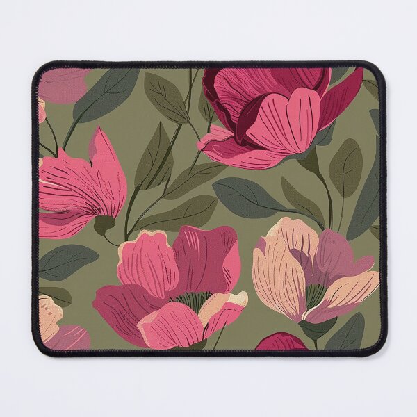 Item preview, Pattern of magenta flowers, modern style designed and sold by Dream scape  of Lucy.
