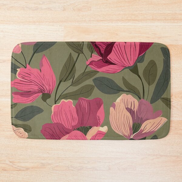 Item preview, Pattern of magenta flowers, modern style designed and sold by Dream scape  of Lucy.