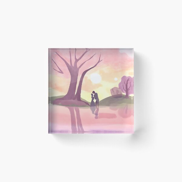 Item preview, Couple at sunset designed and sold by Frank-Studio.