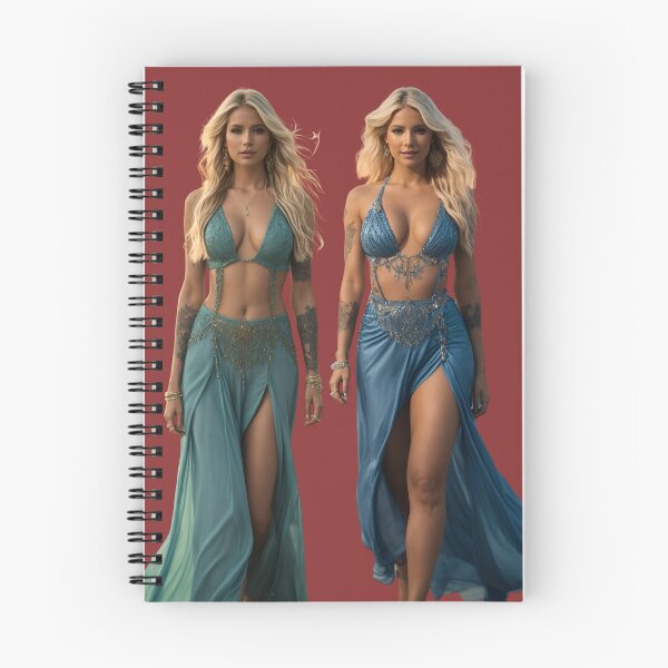 Item preview, blonde twin girly girls modeling on a beach designed and sold by Carlos Gudino.
