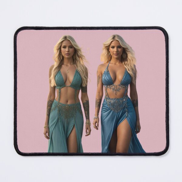 Item preview, blonde twin girly girls modeling on a beach designed and sold by Carlos Gudino.