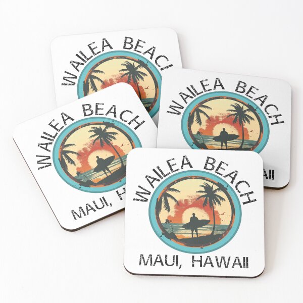 Item preview, Wailea Beach - Hawaii (with Black Lettering) designed and sold by VelvetRoom.
