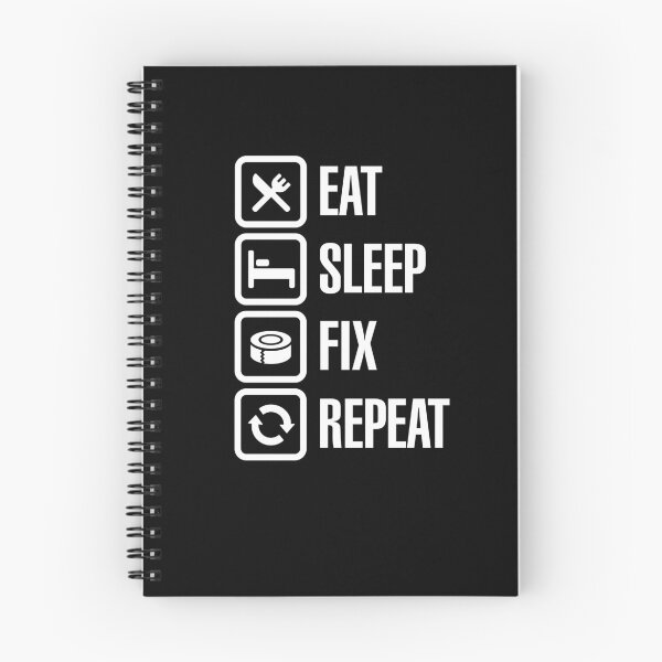 Item preview, Eat Sleep Fix Repeat - Duct Tape designed and sold by LaundryFactory.