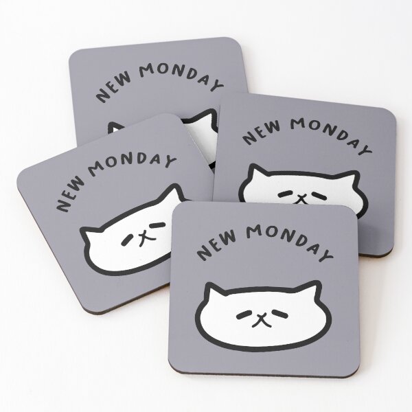Item preview, New Monday | Cute Dog Illustration  designed and sold by RM-Journey.