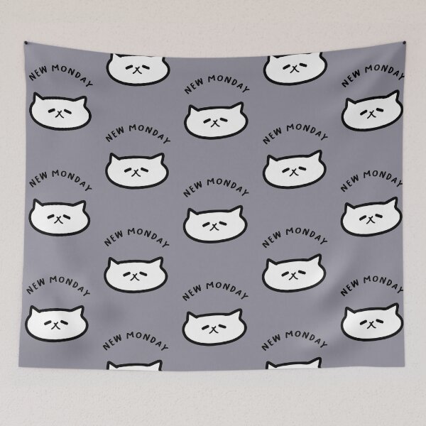 Item preview, New Monday | Cute Dog Illustration  designed and sold by RM-Journey.