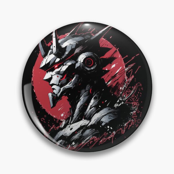 Item preview, Japanese Mecha Oni Samurai Samurai Sumie designed and sold by TomFrontierArt.