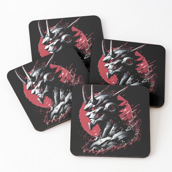Item preview, Japanese Mecha Oni Samurai Samurai Sumie designed and sold by TomFrontierArt.