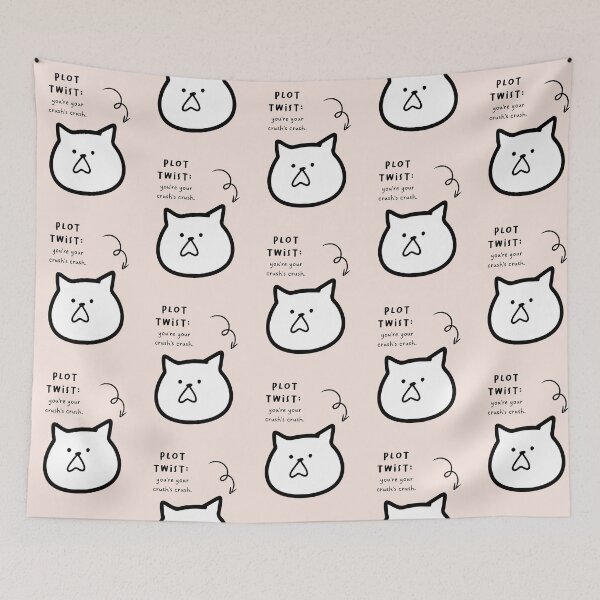 Item preview, Plot twist: you're your crush's crush. | Cute Dog Illustration designed and sold by RM-Journey.