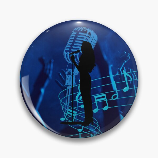 Item preview, A Singer Performs In Front Of Adoring Fans designed and sold by BrightrDayMusicArt.