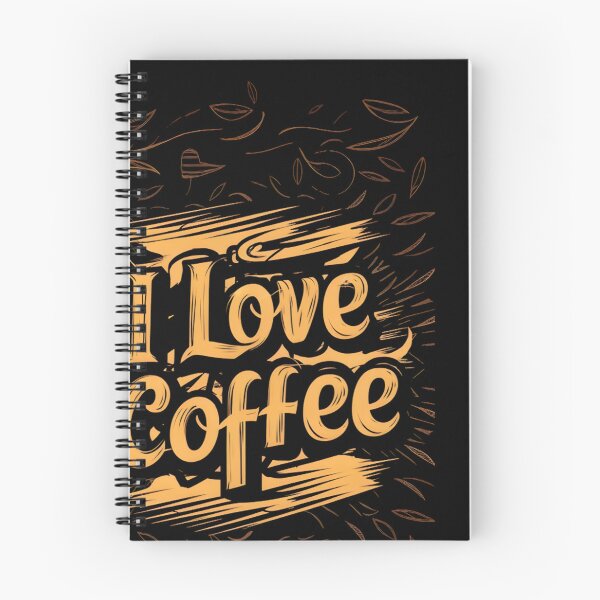 Item preview, I Love Coffee Bold Typography Art for Coffee Lovers designed and sold by DZ-Merch.