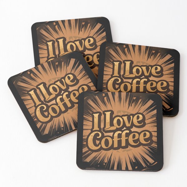 Item preview, I Love Coffee Enthusiast Design For Caffeine Admirers designed and sold by DZ-Merch.