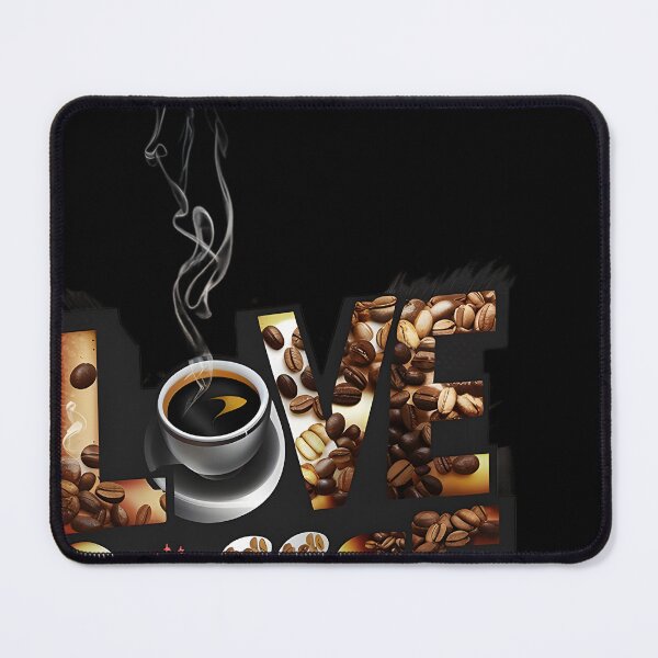 Item preview, I Love Coffee - Coffee Cup and Beans designed and sold by DZ-Merch.