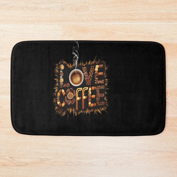 Item preview, I Love Coffee - Coffee Cup and Beans designed and sold by DZ-Merch.