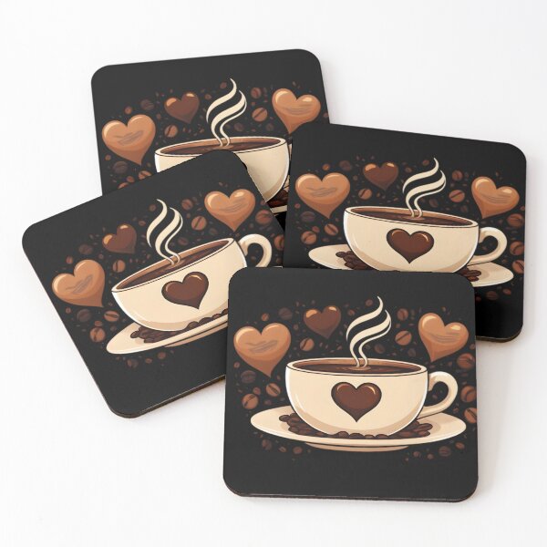 Item preview, Coffee Love Heartwarming Beverage Art designed and sold by DZ-Merch.
