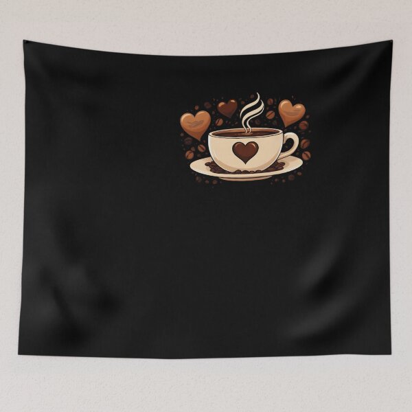Item preview, Coffee Love Heartwarming Beverage Art designed and sold by DZ-Merch.