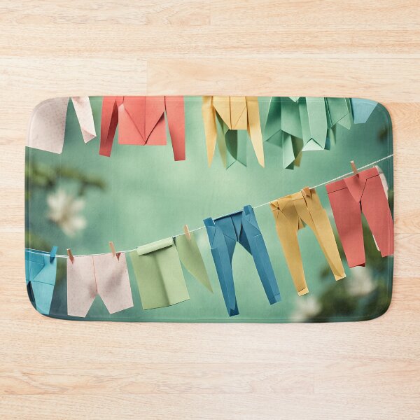 Item preview, Origami Art - Breezy Bliss: Clothes on the Washing Line designed and sold by ArtfulFolds.