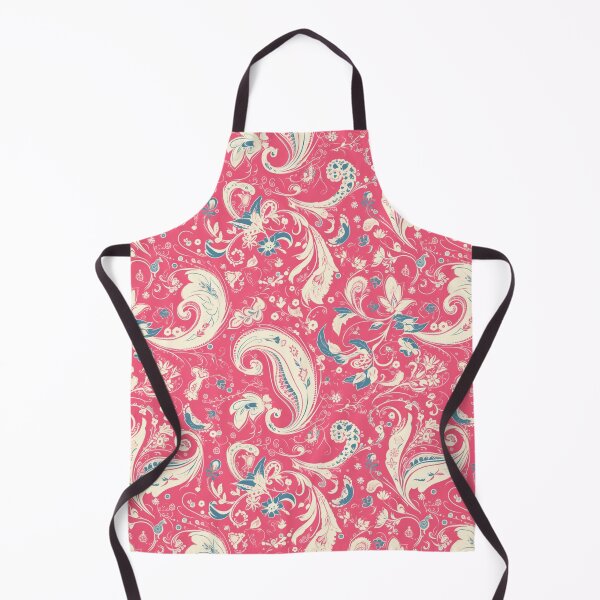 Item preview, Pink & White Modern Paisley Motif | Seamless designed and sold by Unrooted.