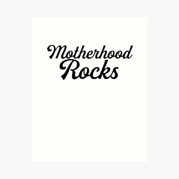 Item preview, Motherhood Rocks / Mom Mother Day designed and sold by StrangeStreet.