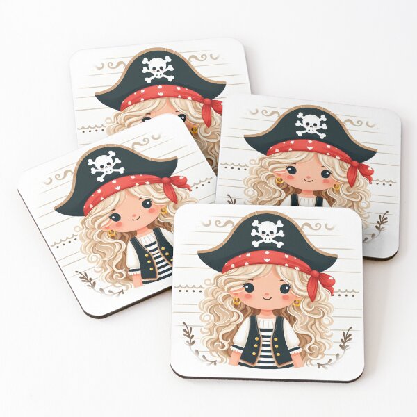 Item preview, Girls can be Pirates too! designed and sold by KinshipArts.