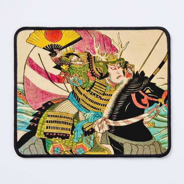 Item preview, Samurai Riding Horse Ukiyo designed and sold by Daruma786.