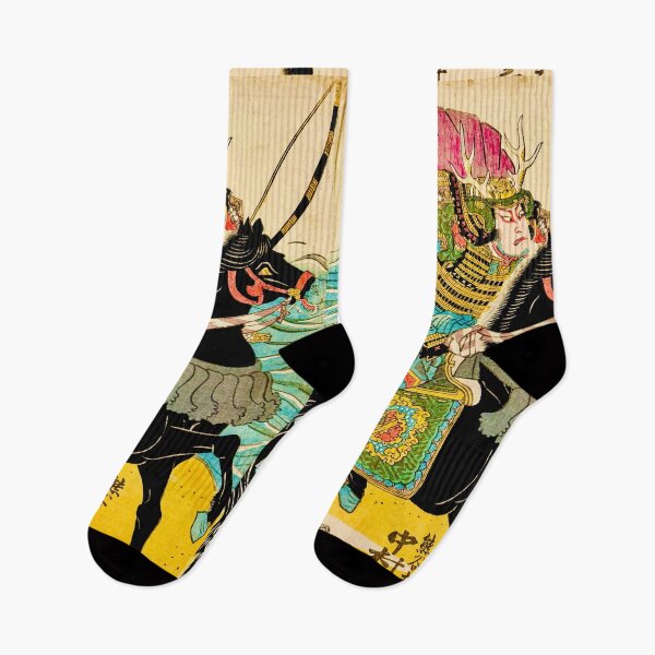 Item preview, Samurai Riding Horse Ukiyo designed and sold by Daruma786.