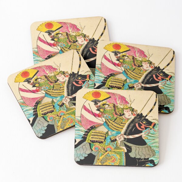 Item preview, Samurai Riding Horse Ukiyo designed and sold by Daruma786.