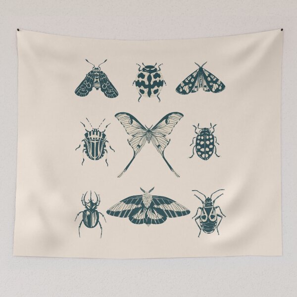 Item preview, Beetles set,  Moths set,  Coleoptera set,  insects lover, entomology designed and sold by Lam Assia.