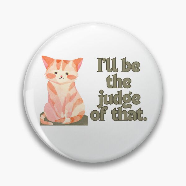 Item preview, Judgey Cat designed and sold by Growing Bold Together.